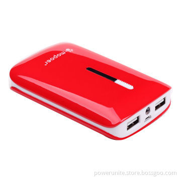Popular Design 7,800mAh Backup Power Bank Battery Charger for Apple